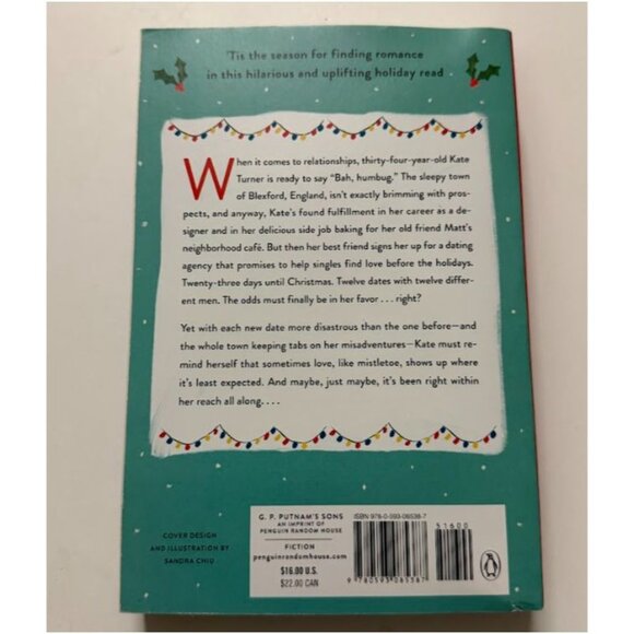 The Twelve Dates Of Christmas By Jenny Bayliss Paperback Romantic Comedy - Picture 3 of 4